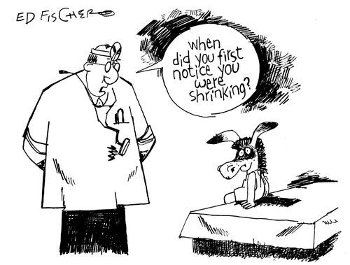 'When did you first notice you were shrinking?'