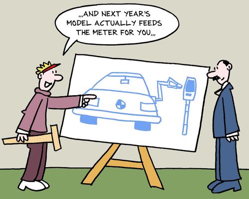 "And next year's model actually feeds the meter for you..."