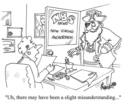 'Uh, there may have a slight misunderstanding...'