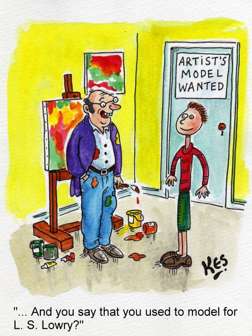 '... And you say that you used to model for L. S. Lowry?'
