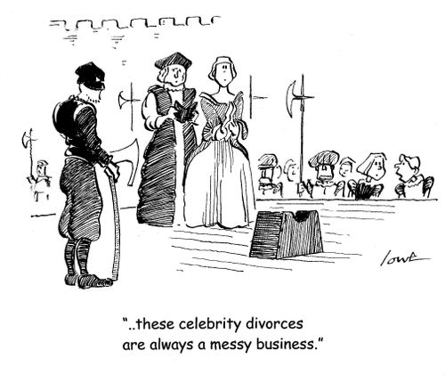 'These celebrity divorces are always a messy business.'