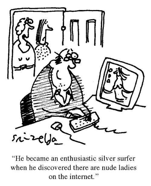 'He became an enthusiastic silver surger when he discovered there are nude ladies on the internet.'
