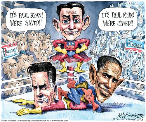'It's Paul Ryan! We're saved!!' 