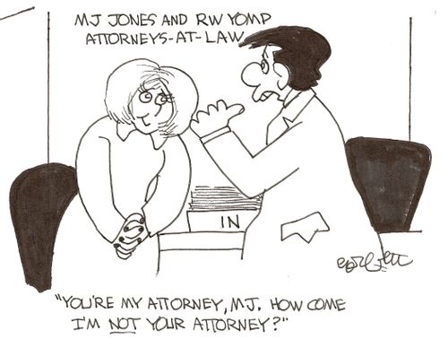 Law partners: 'You're my attorney, MJ.  How come I'm NOT your attorney?'