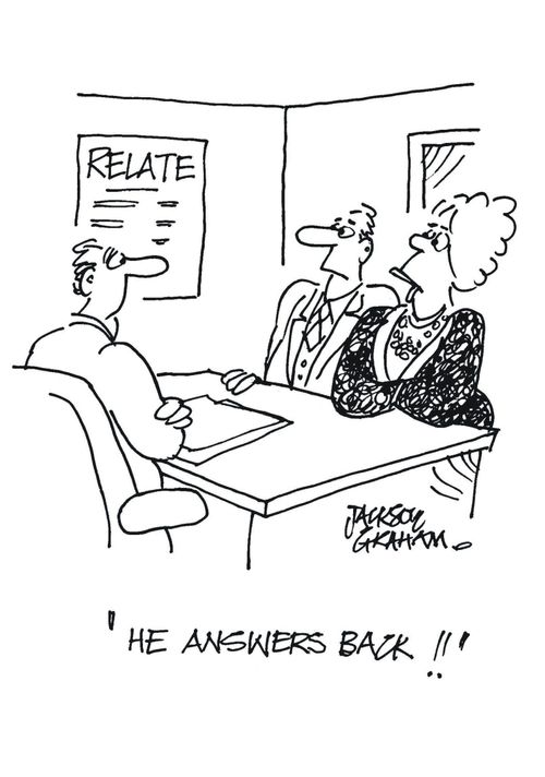 "He answers back."