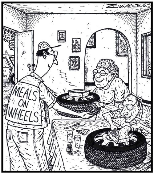Meals on Wheels.