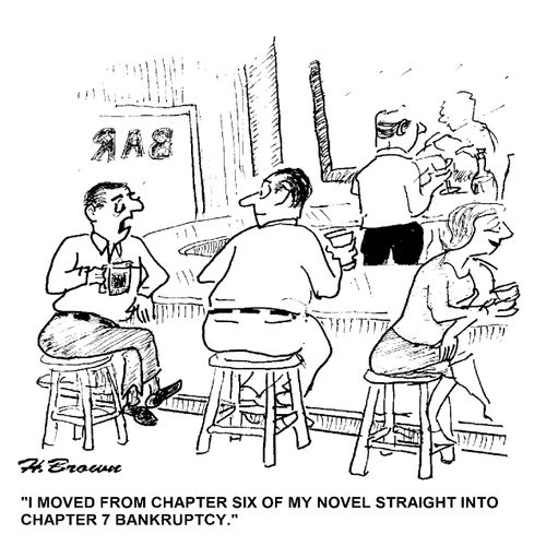 The struggling novelist.