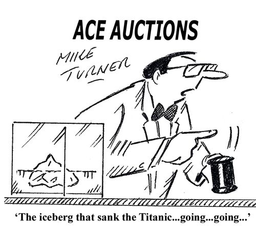 Titanic iceberg auction