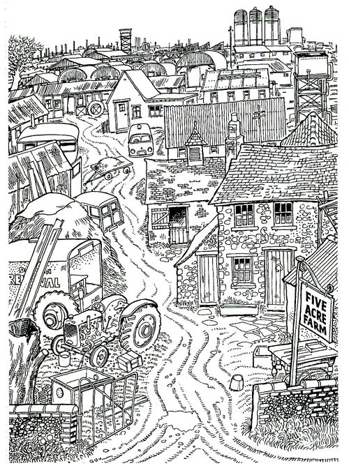 Five acre farm.