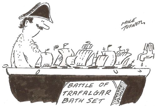 'Battle of Trafalgar Bath Set.'