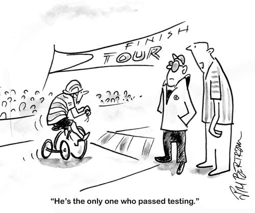 'He's the only one who passed testing.'
