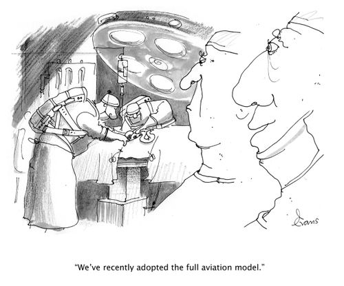 'We've recently adopted the full aviation model.'