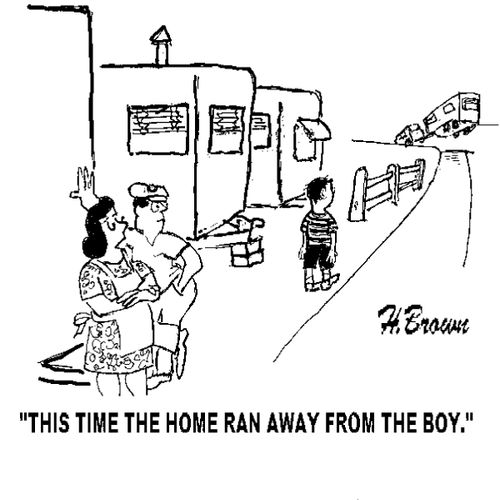 'This time the home ran away from the boy.'