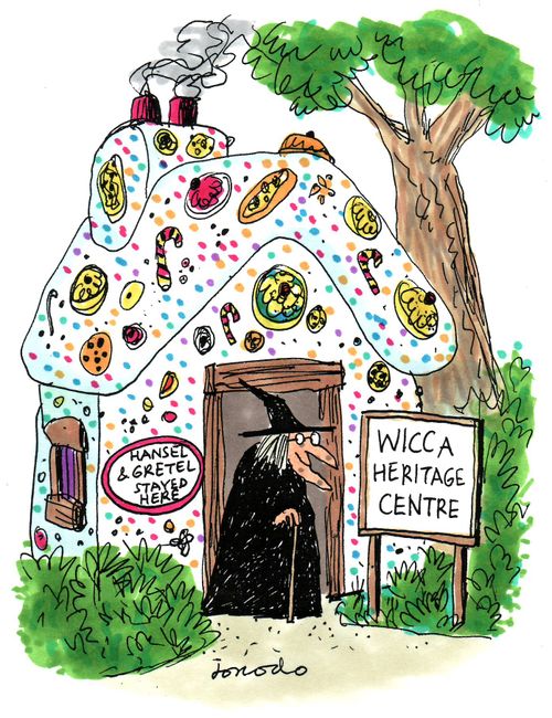 Wicca Heritage Centre: Hansel and Gretel stayed here.