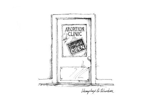 Abortion Clinic - Sorry We're Open!