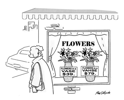 Flowers in a vase - $39. Flowers in a vahse - $79.