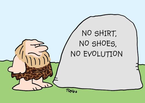 No shirtshoesevolution.