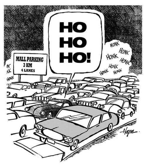 Christmas Shopping Traffic.