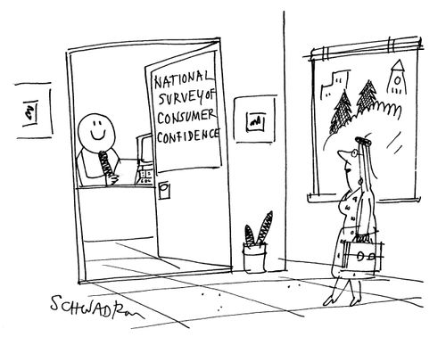The national surveyor of consumer confidence is a smiley.