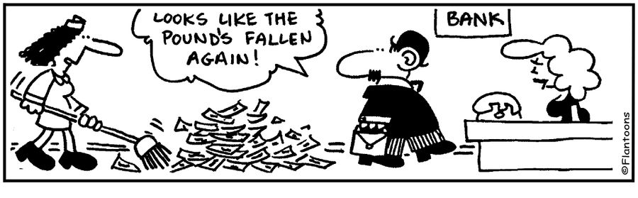 Looks like the pound's fallen again!