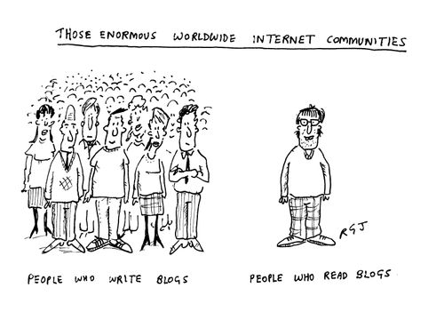 'Those enormous worldwide internet communities.'