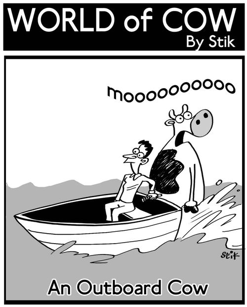 'An Outboard Cow'.