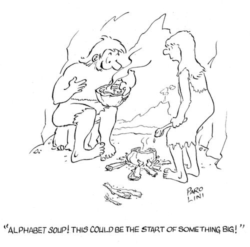 'Alphabet soup! This could be the start of something big!'