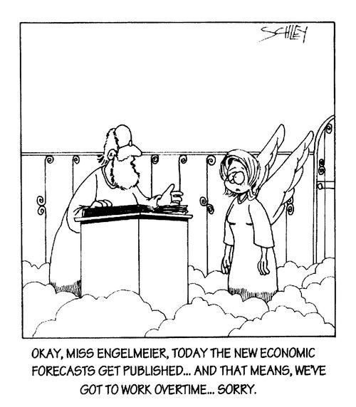 ....Today the new economic forecasts get published...and that means we have to work overtime...sorry.