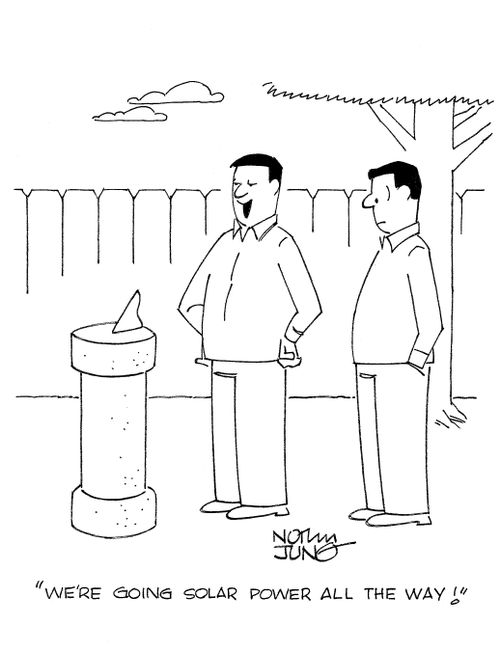 'We're going solar power all the way!'