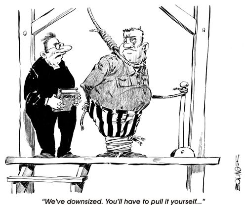 'We've downsized. You'll have to pull it yourself.'
