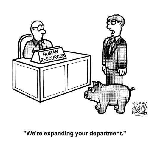 'We're expanding your department.' 