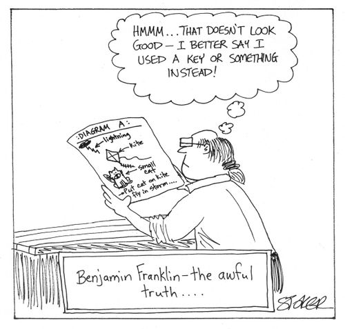 'Benjamin Franklin - the awful truth...'
