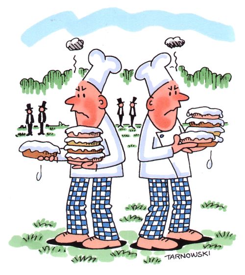 Chef's duel.