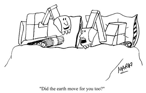 "Did the earth move for you too?"