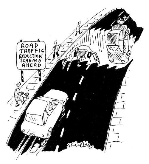 Road Traffic Reduction Scheme Ahead