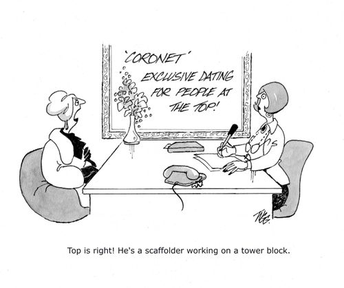'Top is right! He's a scaffolder working on a tower block'