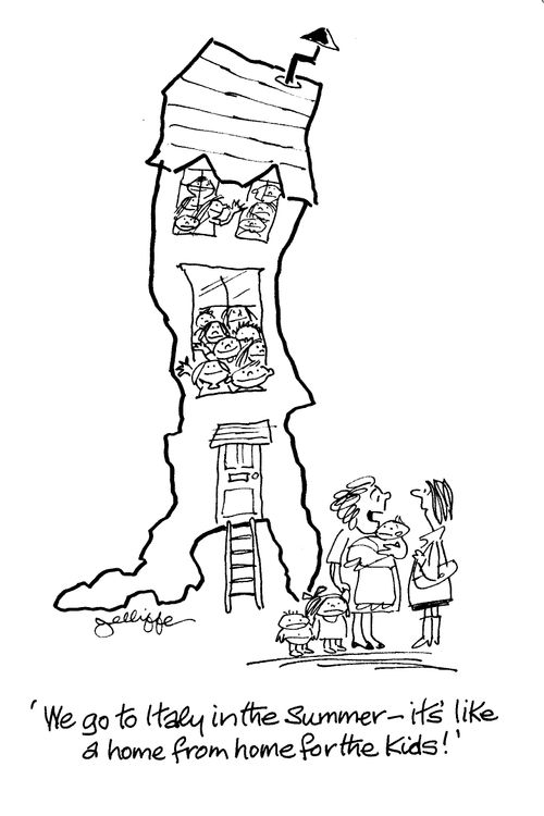 'We go to Italy in the summer - it's like a home from home for the kids!'