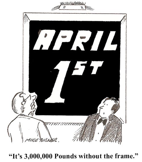 April Fool painting