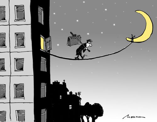 Tightrope to the Moon