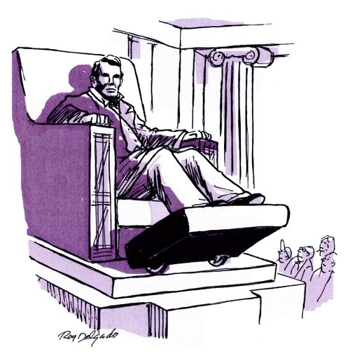 Abraham Lincoln's recliner.