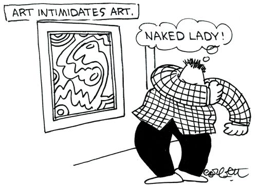 Art Intimidates Art.