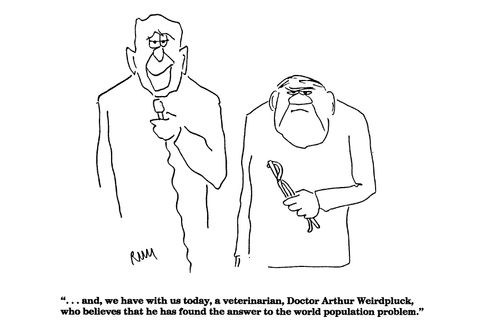 '...and, we have with us today, a veterinarian...