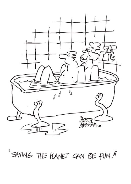 'Saving the planet can be fun.'