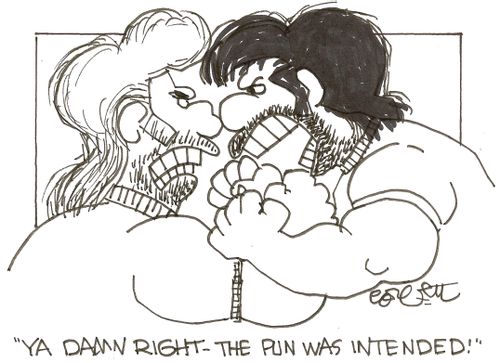 'Ya damn right- the pun was intended!'