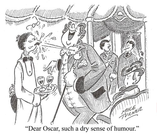 'Dear Oscar, such a dry sense of humour.'