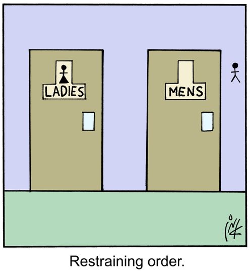Restraining order.