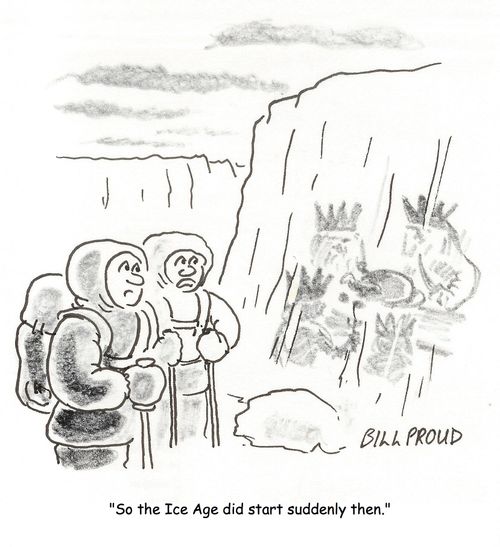 'So the Ice Age did start suddenly then.'