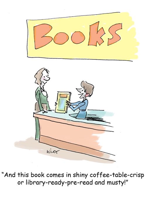 'And this book comes in shiny coffee-table-crisp or library-ready-pre-read and musty.'