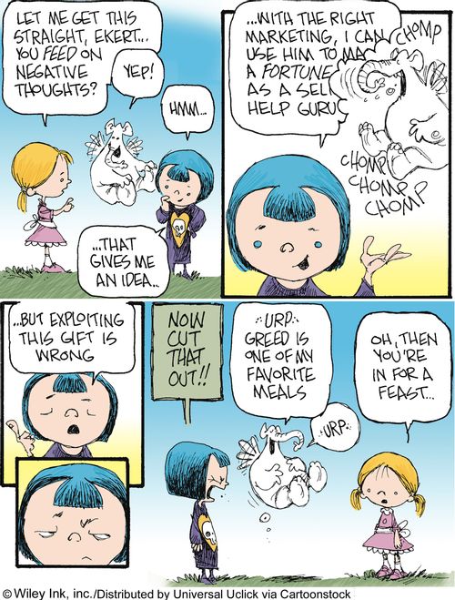 The Ekert Saga: 'Let me get this straight, Ekert...you feed on negative thoughts?