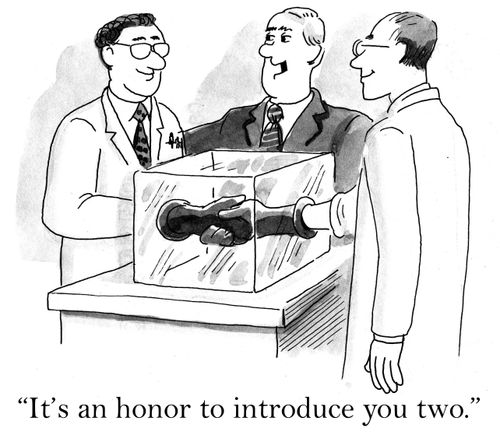 'It's an honor to introduce you two.'